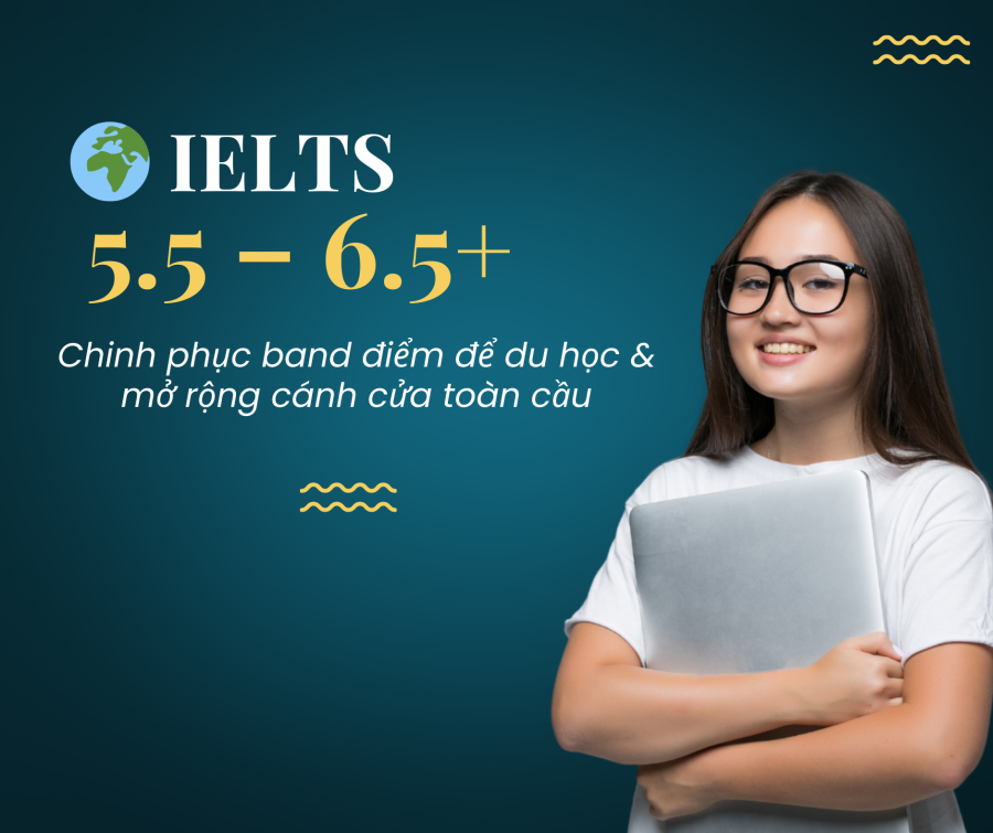 IELTS 5.5 – 6.5+ tại Ms Trang English Center: Hành trình bứt phá toàn diện