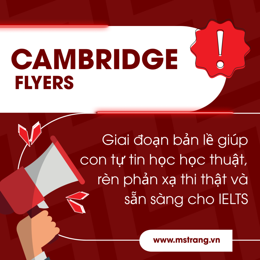 🌟 Kết quả sau 1 năm học Cambridge Flyers