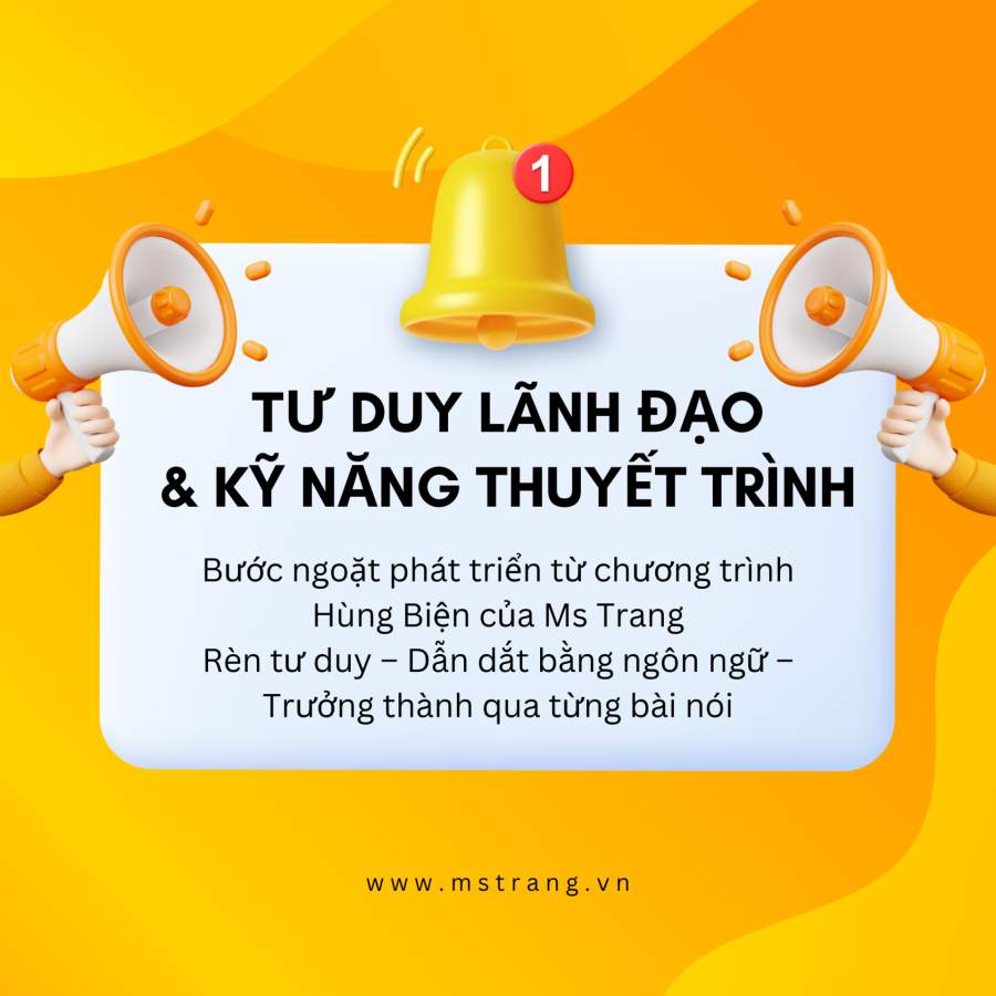 🎯 Mục tiêu của chương trình: Từ người học thành người dẫn dắt