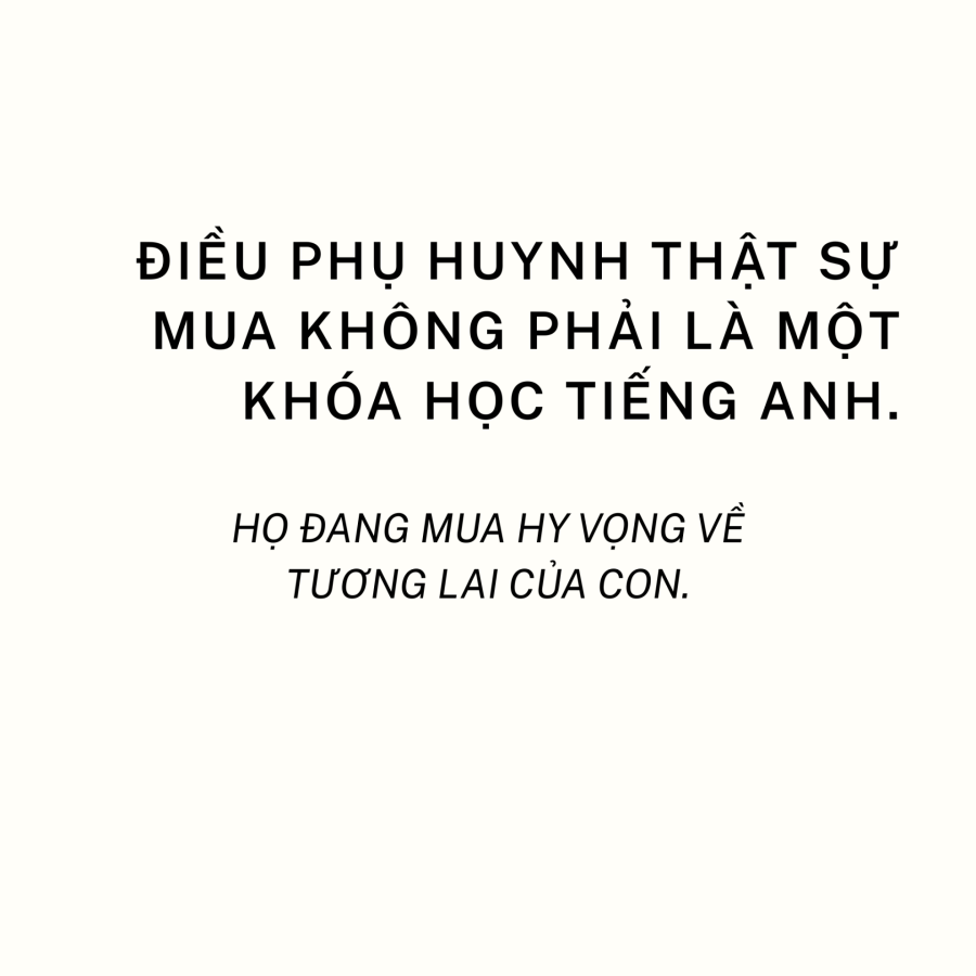 Điều phụ huynh thật sự mong muốn khi cho con học tiếng Anh là gì?