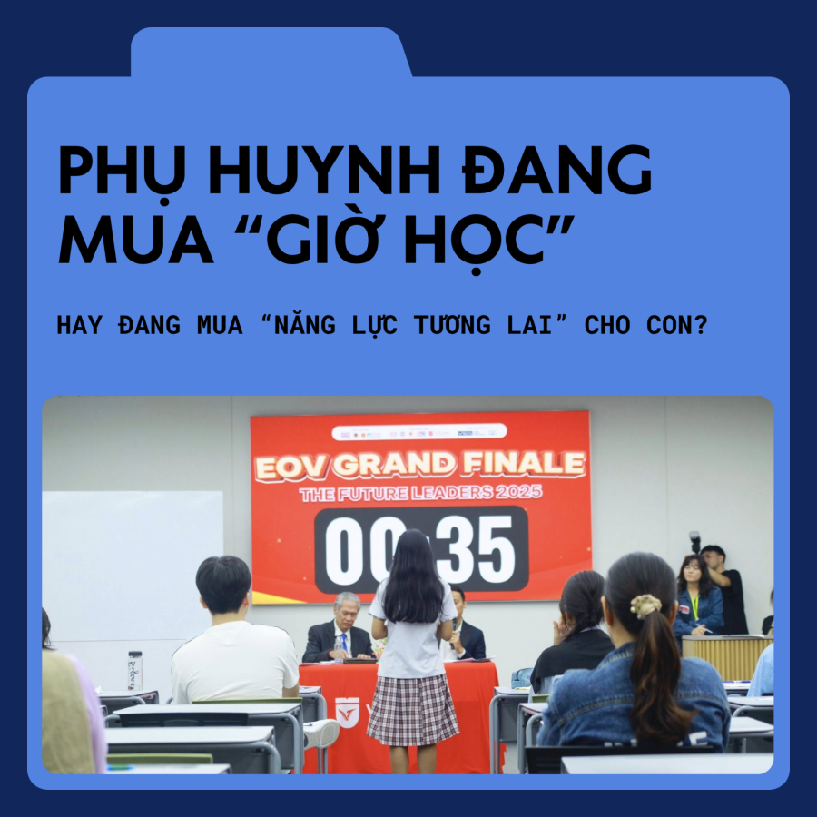 MỖI THÁNG PHỤ HUYNH ĐANG TRẢ BAO NHIÊU TIỀN CHO TIẾNG ANH CỦA CON?