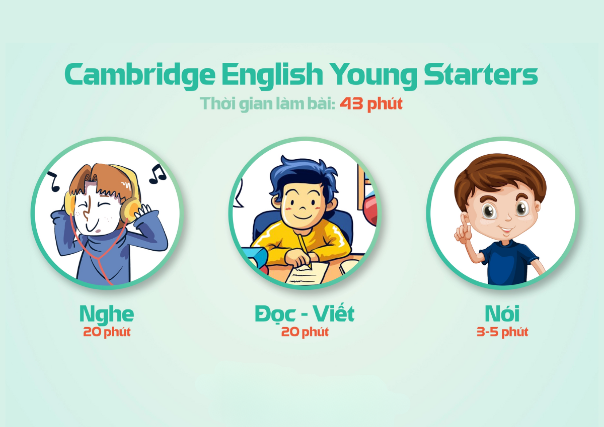 Cấu trúc đề thi Cambridge Starters