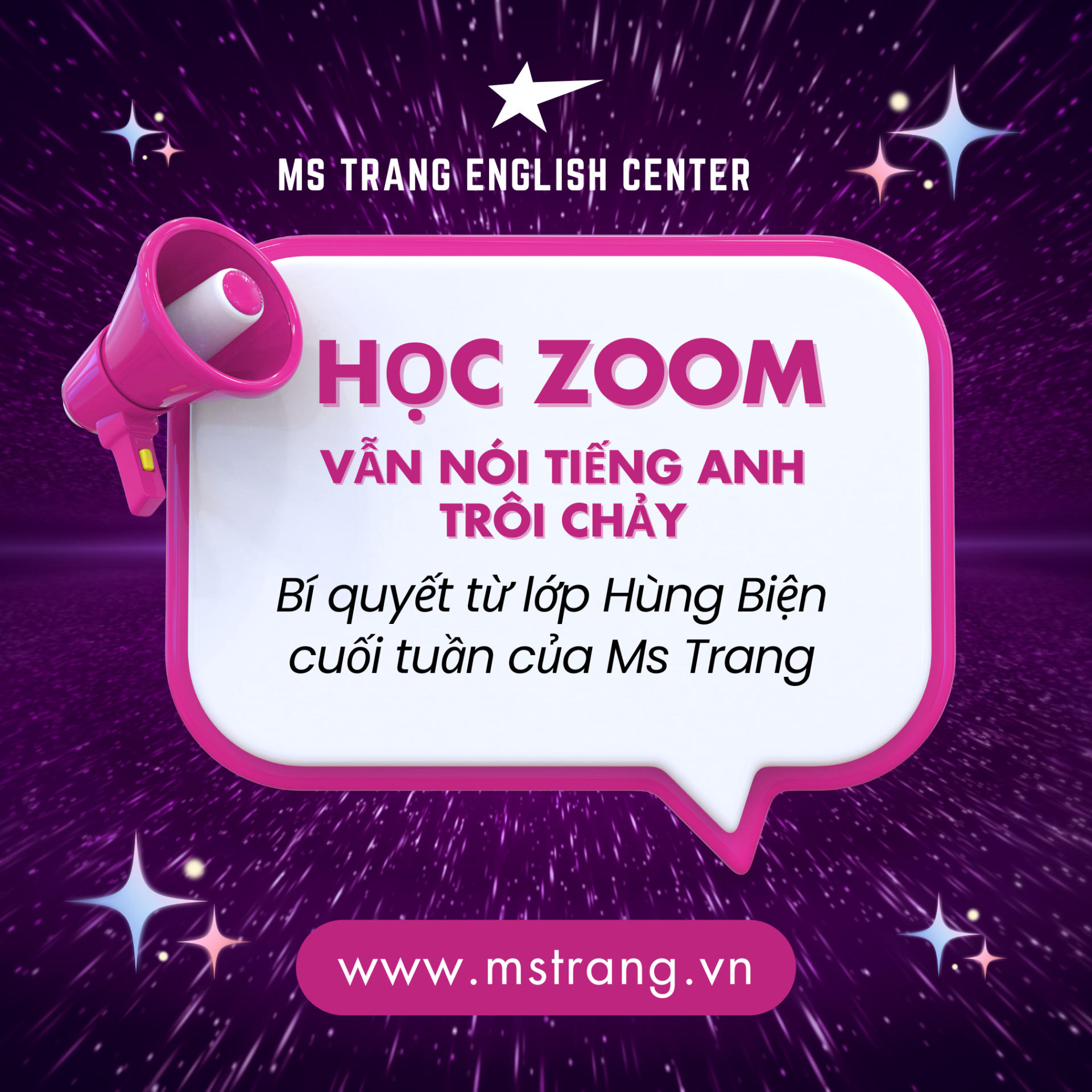 Lớp học online giúp học viên nói tiếng Anh lưu loát, phản xạ tự nhiên và tự tin trước đám đông